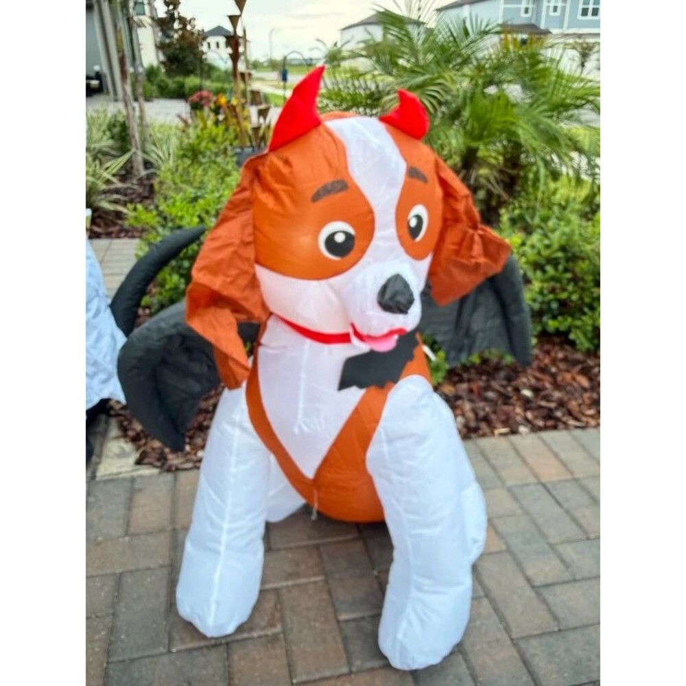 Gemmy inflatable Halloween Devil dog 3’tall brand new!